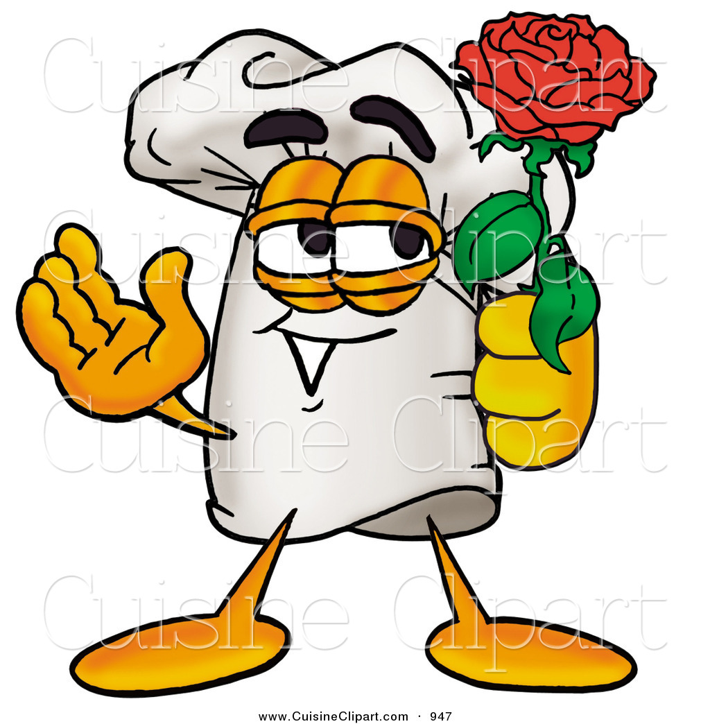 1024x1044 Cuisine Clipart Of A Romantic White Chefs Hat Mascot Cartoon