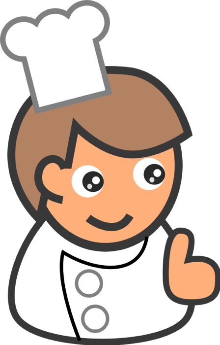 448x700 Chef Clipart Free