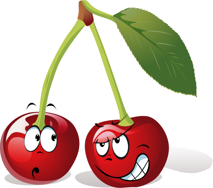 708x625 Cartoon Cherries Flashcards Cherries, Cartoon