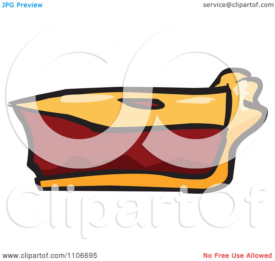 1080x1024 Clipart Slice Of Cherry Pie