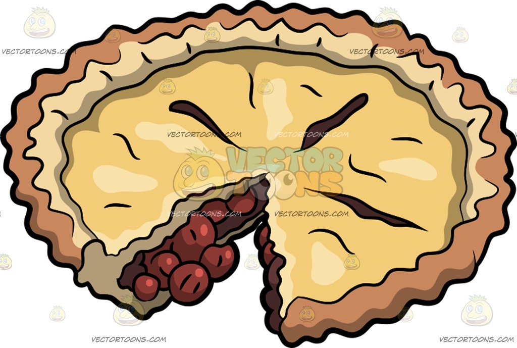 1024x689 Cherry Pie Clipart