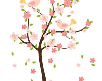 340x270 Spring Cherry Blosson Clip Art