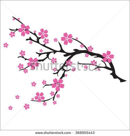 450x470 Beautiful Cherry Blossom Clip