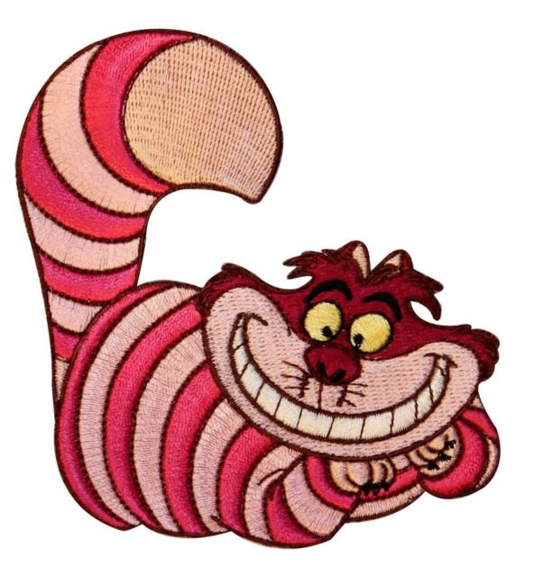 602x640 Cheshire Cat Patch Alice In Wonderland Disney Movie Character Iron