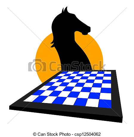 450x460 Creative Icon Of Chess Game Clip Art Vector