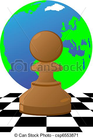 318x470 Pawn The Chessboard. Abstract Image Of Chess Pieces