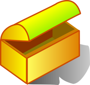 300x282 Golden Chest Clip Art