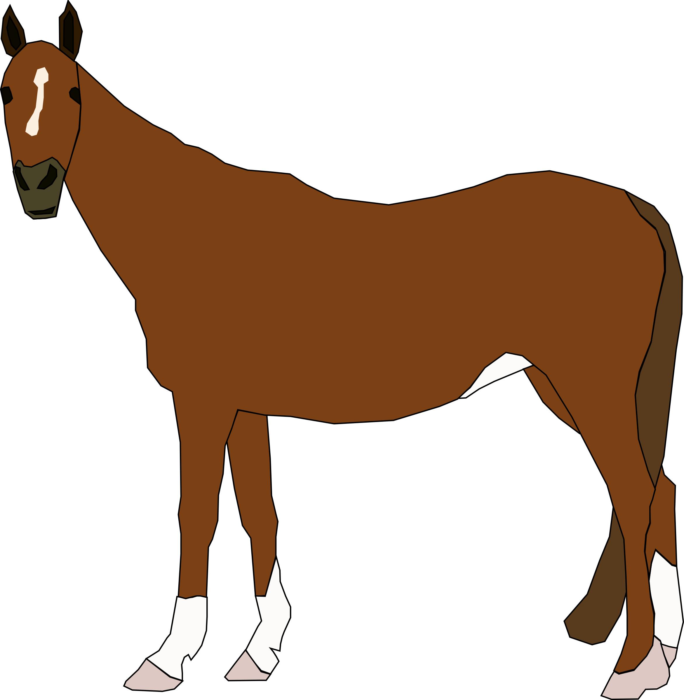 2343x2400 Chestnut Horse For Big Read Icons Png