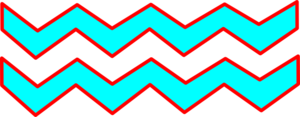 300x117 Zig Zag Chevron Clip Art