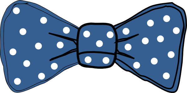 600x300 Chevron Bow Tie Clipart