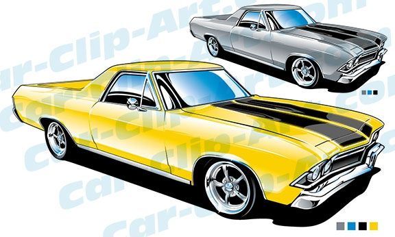 576x346 1968 Chevy El Camino Clip Art El Camino, Clip Art And Vector Art