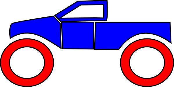 600x301 Monster Truck Clip Art Vector Clip Art Free Image