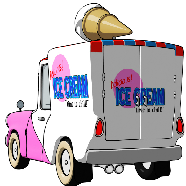 600x600 Ice Cream Truck Clipart