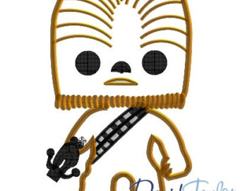 340x270 Chewbacca Applique Etsy
