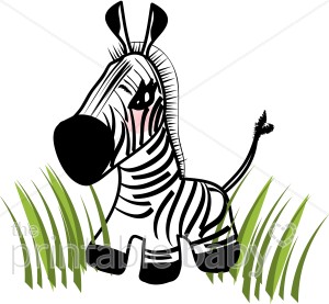 300x277 Chibi Zebra Clipart Jungle Baby Clipart