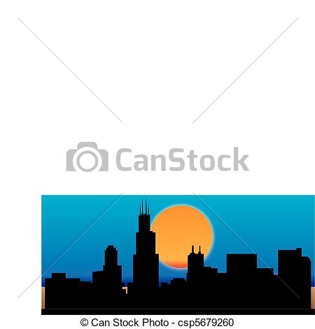 450x470 Chicago Sunset.