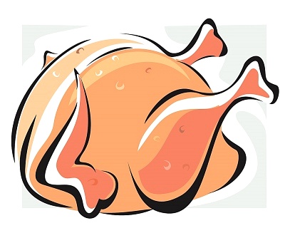 400x320 Image Of Bbq Chicken Clipart