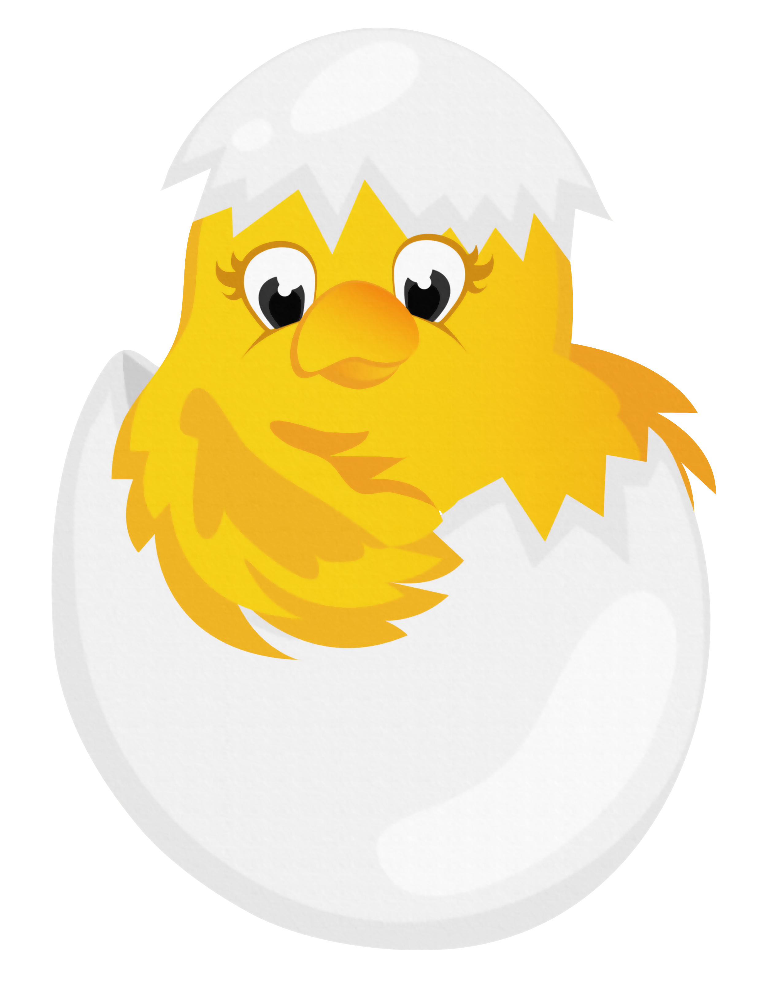 2484x3216 Easter Chicken In Egg Transparent Png Clipartu200b Gallery