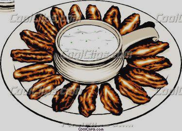 375x270 Clip Art Chicken Wings Food Clipart Jbbccd3