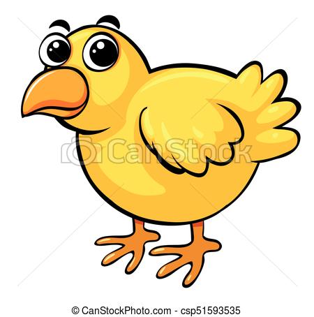 450x454 Little Chick With Yellow Feather Illustration Vectors