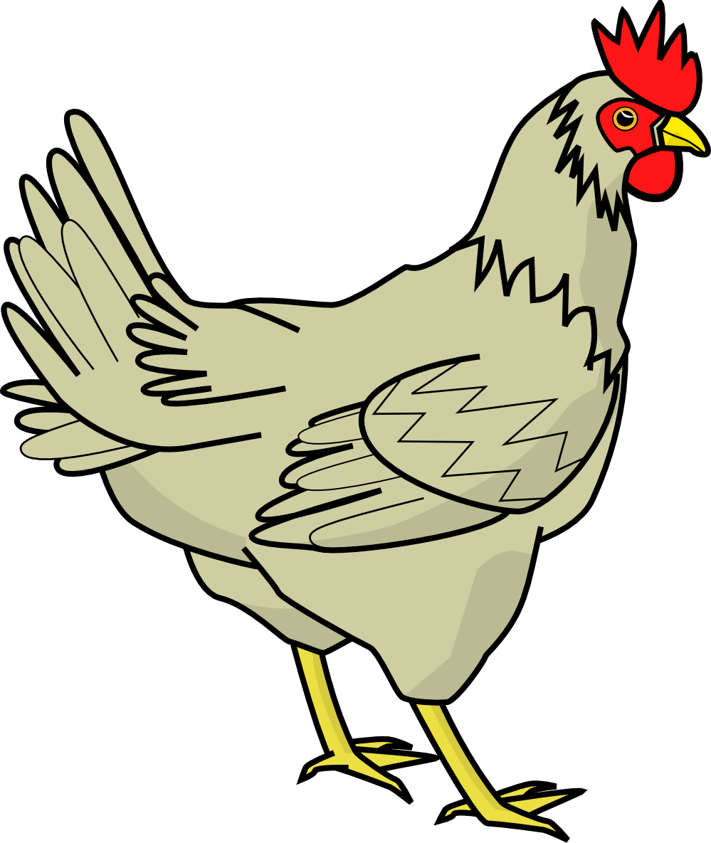 999x1185 Chicken Little Clipart