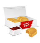 130x140 Chicken Nuggets Clipart