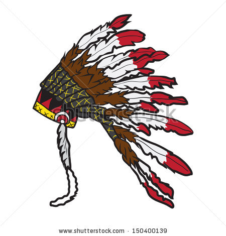 450x470 Chief Headdress Clipart