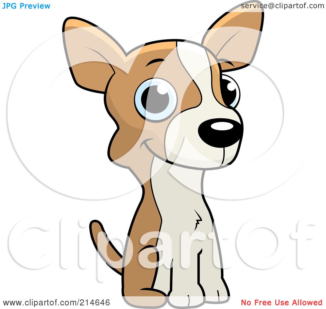 1080x1024 Royalty Free (Rf) Clipart Illustration Of A Cute Little Chihuahua