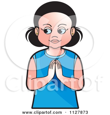 450x470 Clipart Of A Boy And Girl Praying