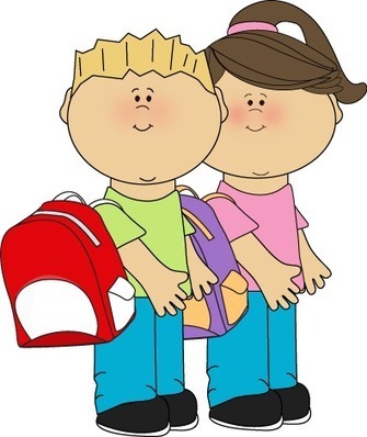 335x398 Image Of School Children Clipart