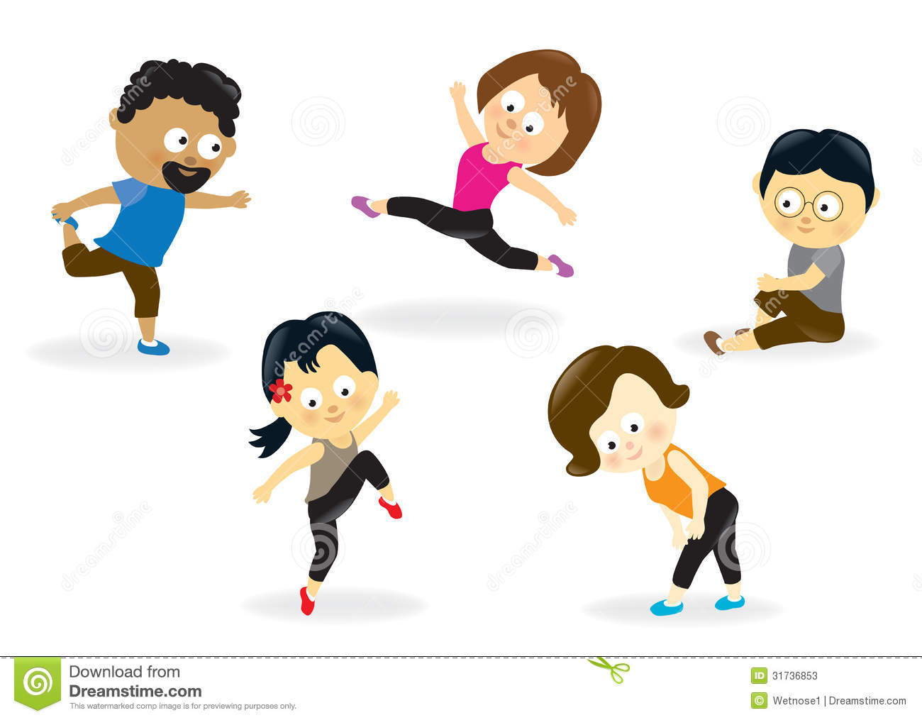 1300x1015 Dance Fitness Clipart