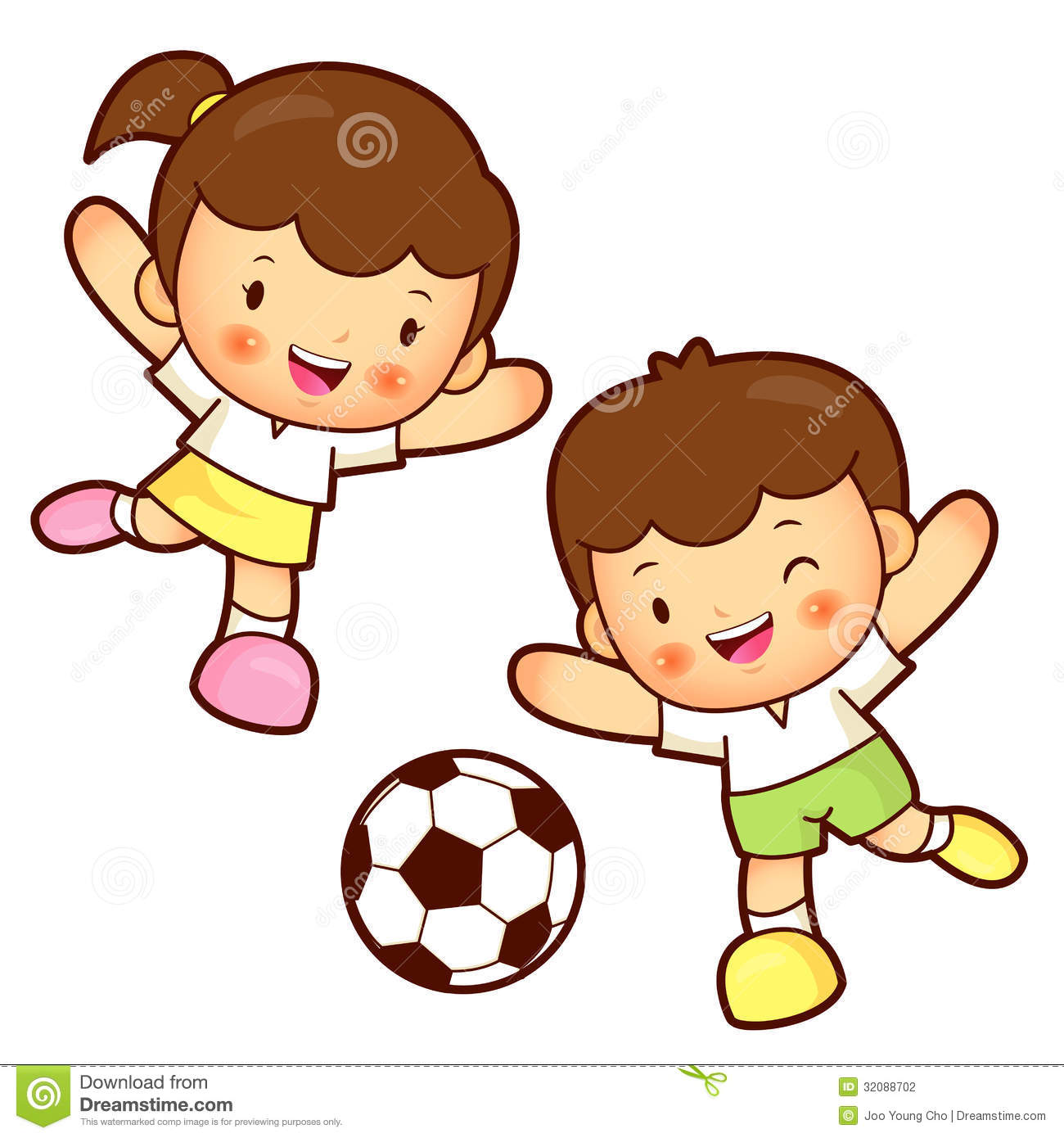 1300x1390 Children Playing Football Clipart 101 Clip Art