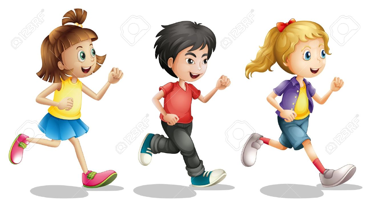 1300x724 Clipart Children Running