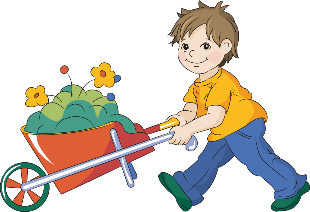 1026x703 Kids Gardening Clipart