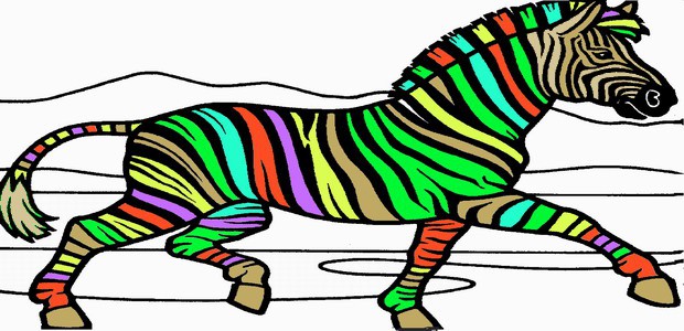 620x300 Zebra Coloring Pages