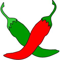 236x236 Chili Pepper Clipart Simple Vector Illustration Of A Pair Of Red