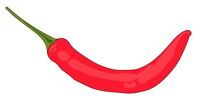800x400 Chili Pepper Clip Art 2