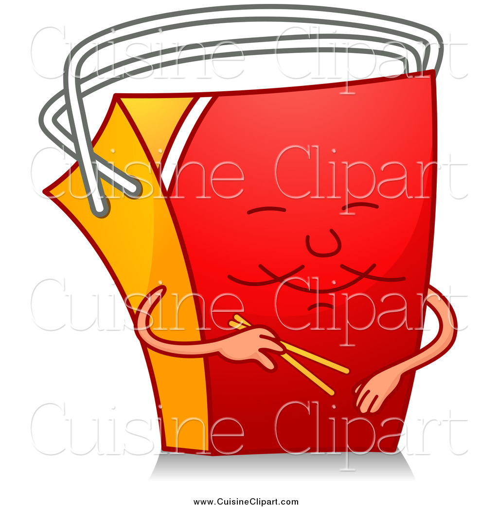 1024x1044 Cuisine Clipart Of A Chinese Takeout Character Smiling By Bnp