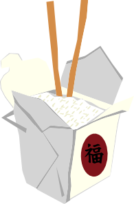 195x297 Chinese Take Out Box Clip Art Free Vector 4vector