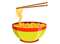 200x146 Opulent Design Ideas Chinese Food Clipart Of And Chopsticks