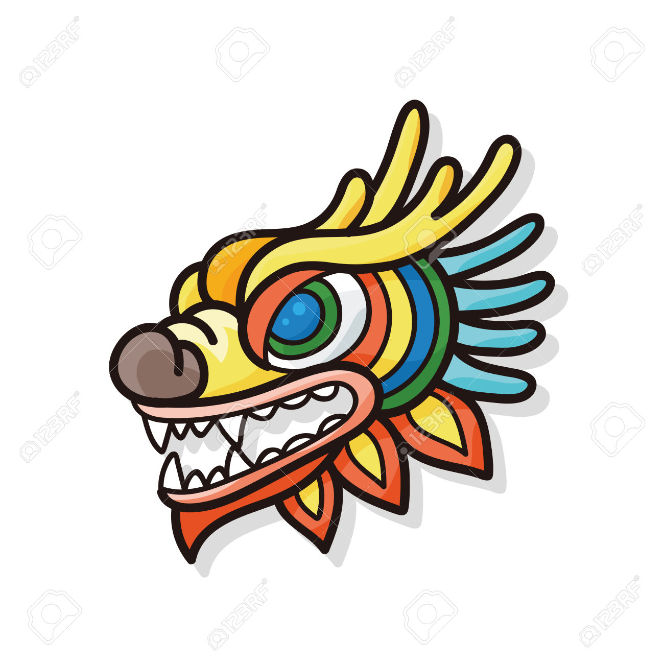 1300x1300 62 Chinese Dragon Clipart Clipart Fans