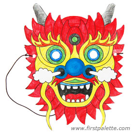 275x275 Chinese Dragon Mask Craft Kids' Crafts