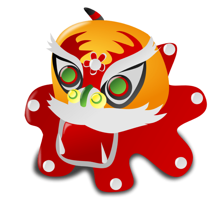 700x700 Dragon New Year Clip Art Merry Christmas And Happy New Year 2018