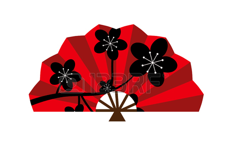 450x328 Chinese Fans Clipart