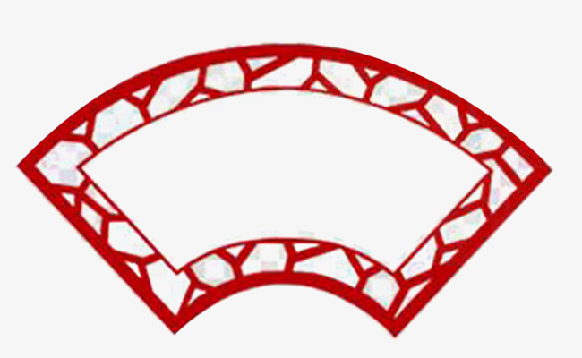 650x400 Fan Shaped Title Bar In China, Sector, Chinese Style, Classical