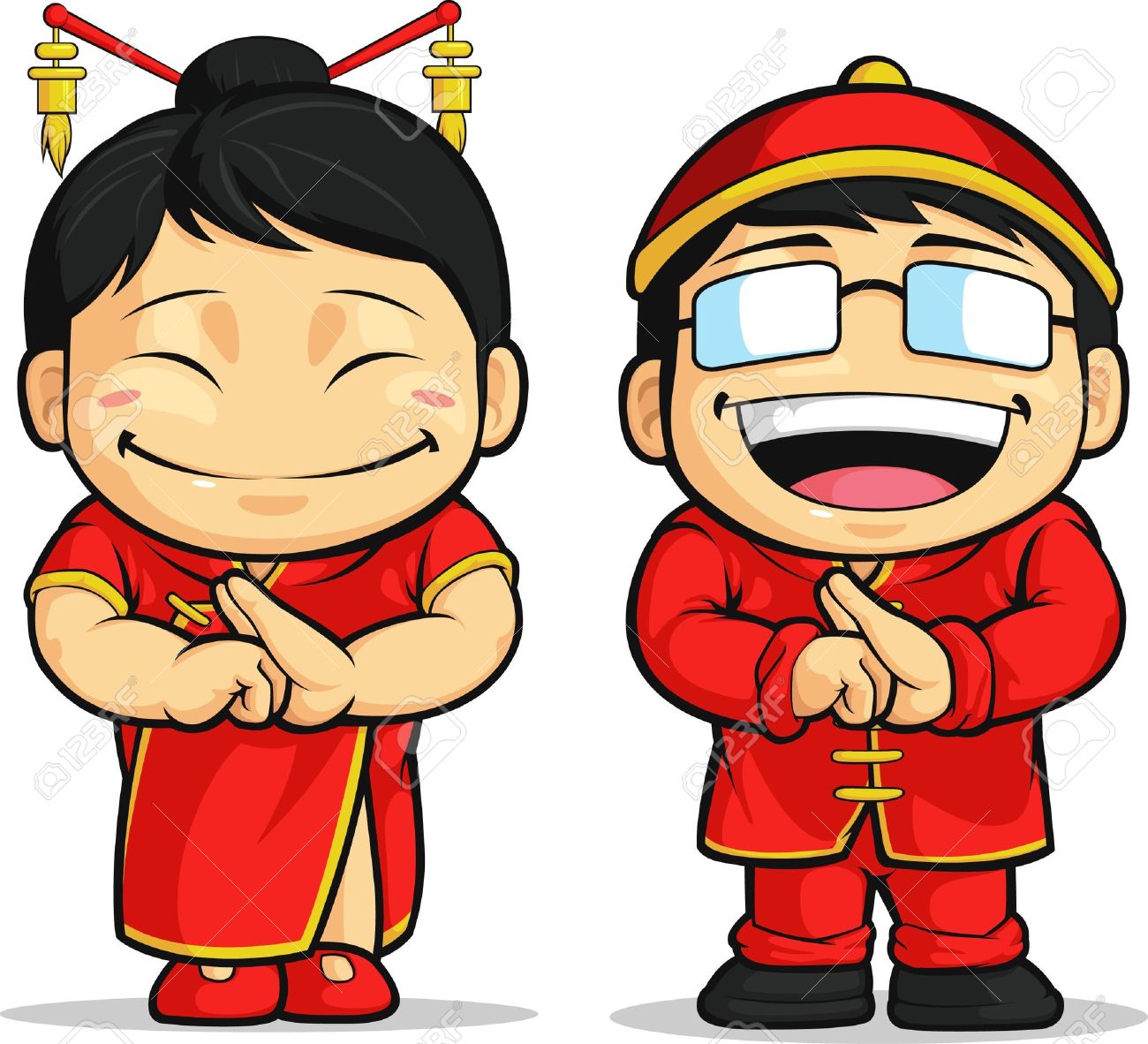 1300x1182 Chinese Boy Clipart 16899861 Cartoon Of Chinese Boy Girl