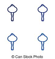 180x195 Assembly Stickers Chinese Lanterns Eps Vector