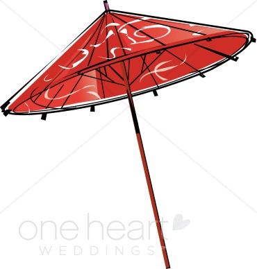 370x388 Chinese Umbrella Clipart