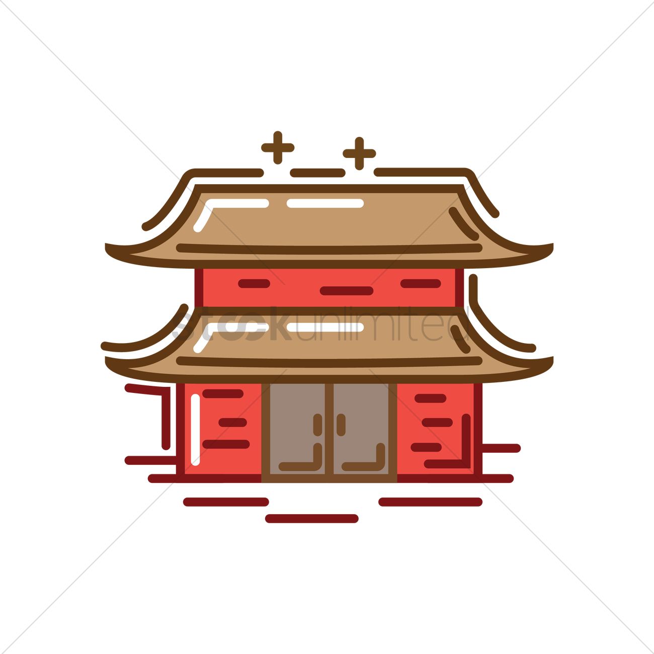 1300x1300 Taiwan Confucian Temple Vector Image