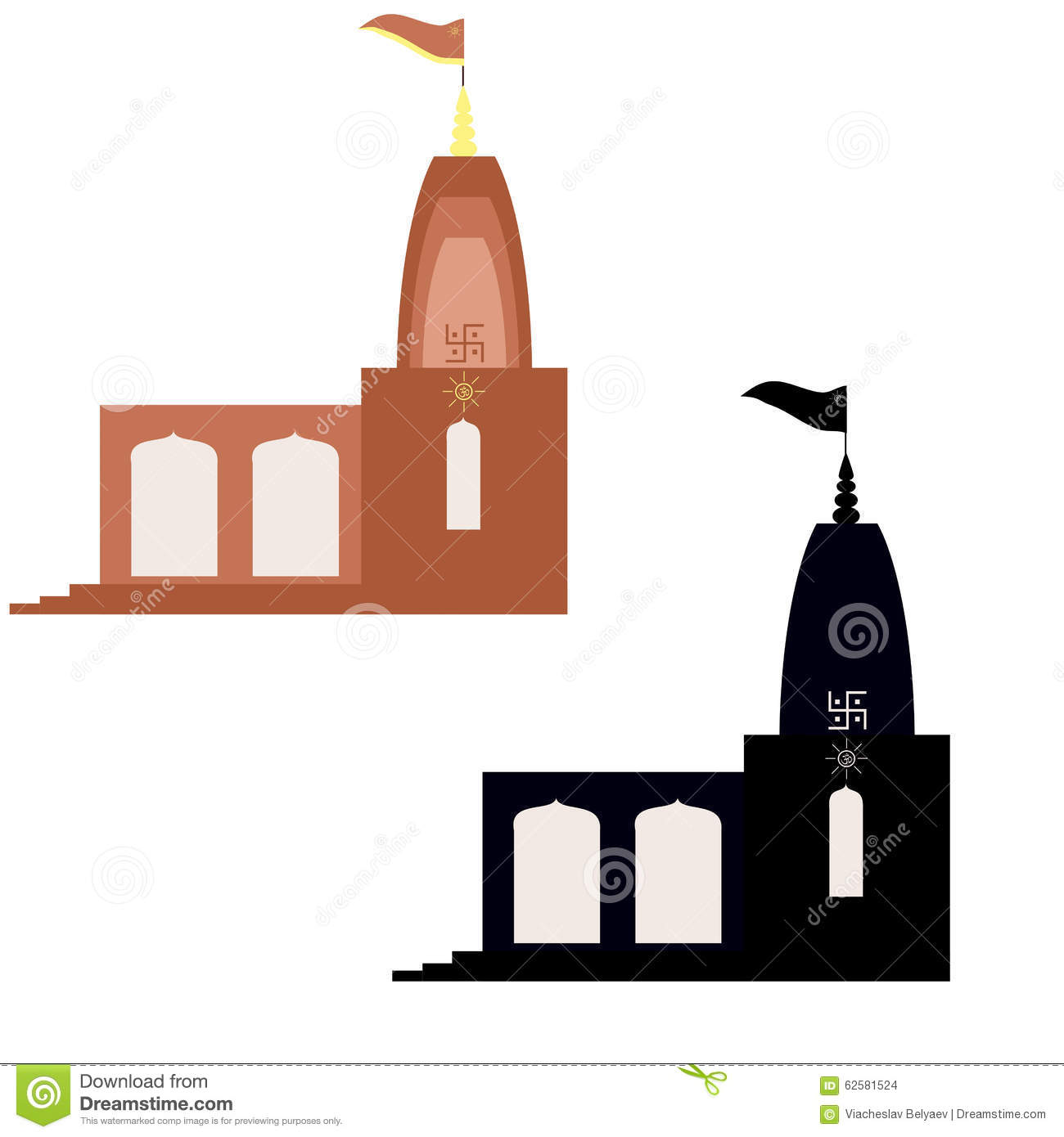 1300x1390 Temple Clipart